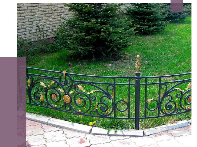 Кованые газонные ограждения в Кизляре от 7570 руб. — ПРОЛЁТ-Кзр